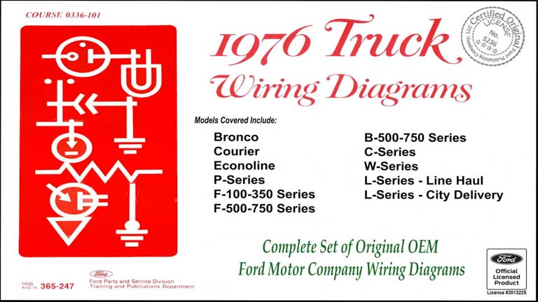 1976 ford truck wiring diagrams