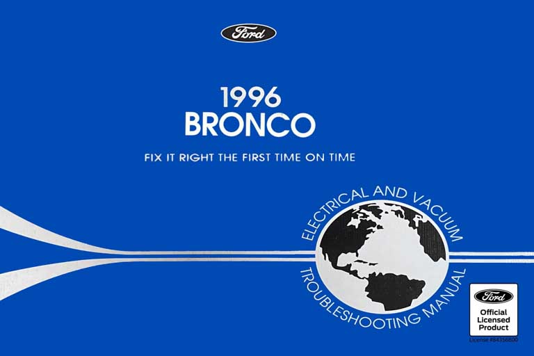 1996 ford bronco electrical vacuum troubleshooting manual evtm pdf download