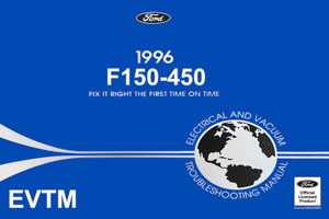 1996 ford f150 f250 f350 f450 electrical vacuum troubleshooting manual evtm pdf download