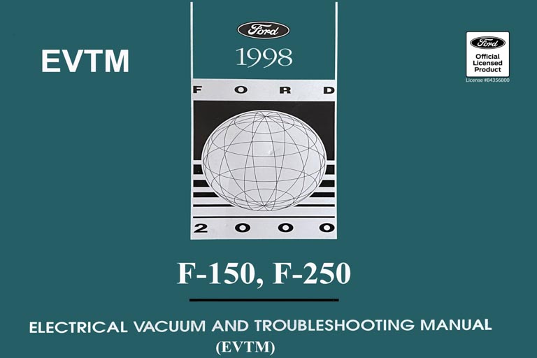 1998 ford f150 f250 evtm wiring diagrams schematics pdf download